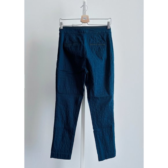 Anthropologie Cartonnier High-Rise Charlie Trousers in Navy - Size 4 - Picture 3 of 6